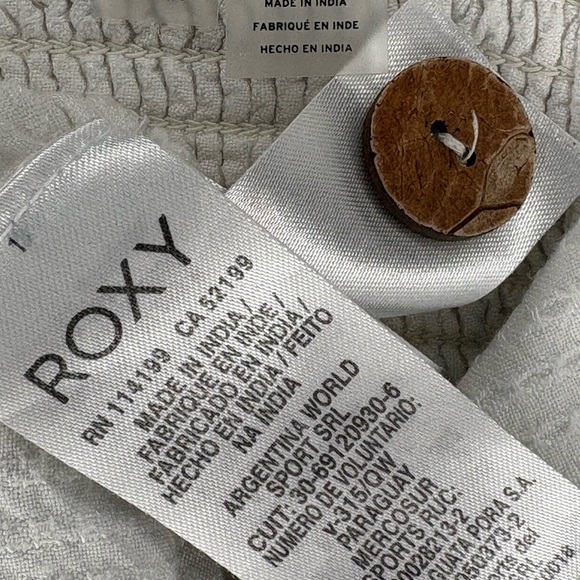 Roxy Under the Sun Tie Front Mini Dress with Spaghetti Strap - Picture 8 of 8